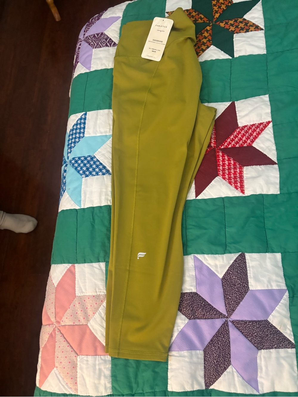 Fabletics Women’s Olive Green Performance Leggings